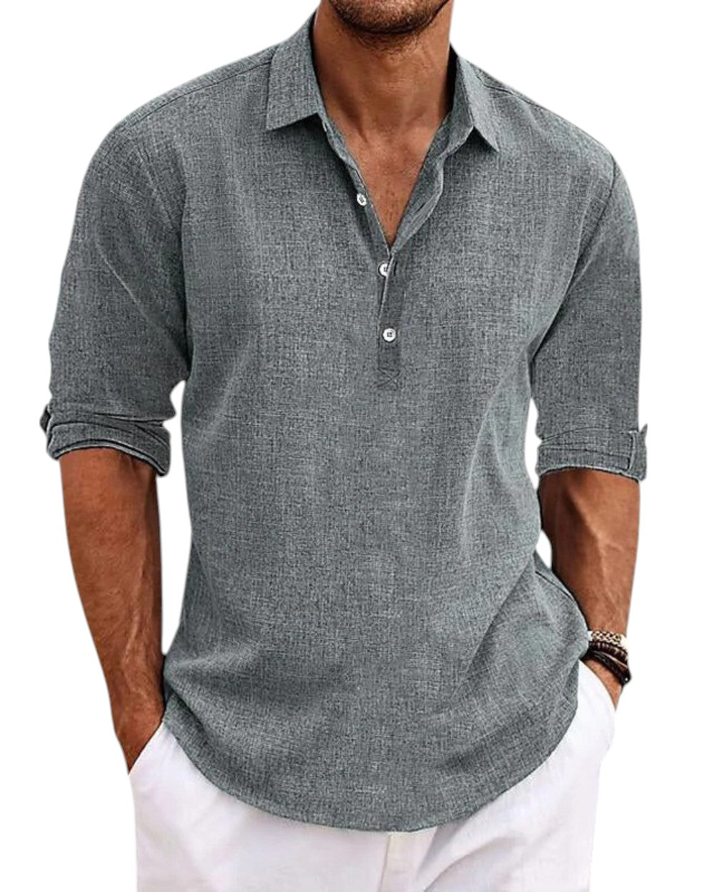 LUCAS™ | Casual hørskjorte