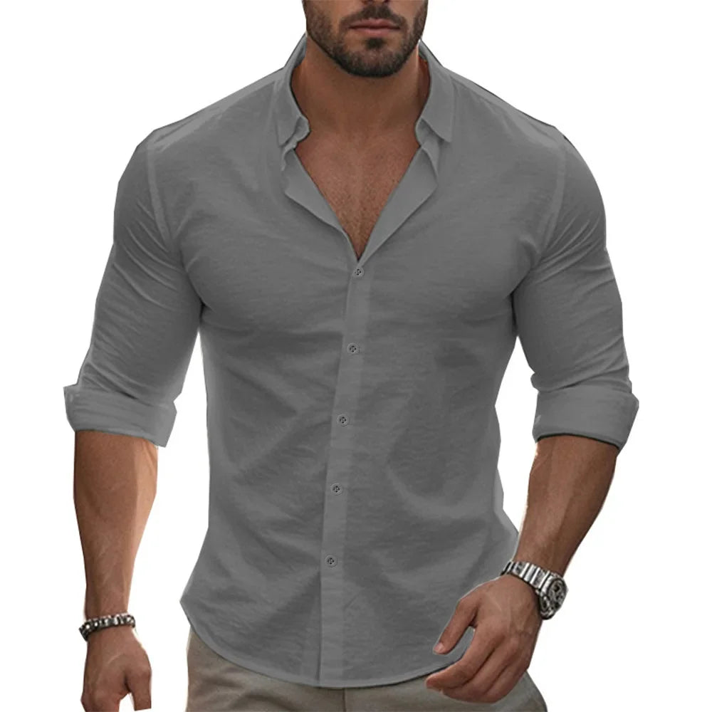 KASPER™ | Casual linned skjorte