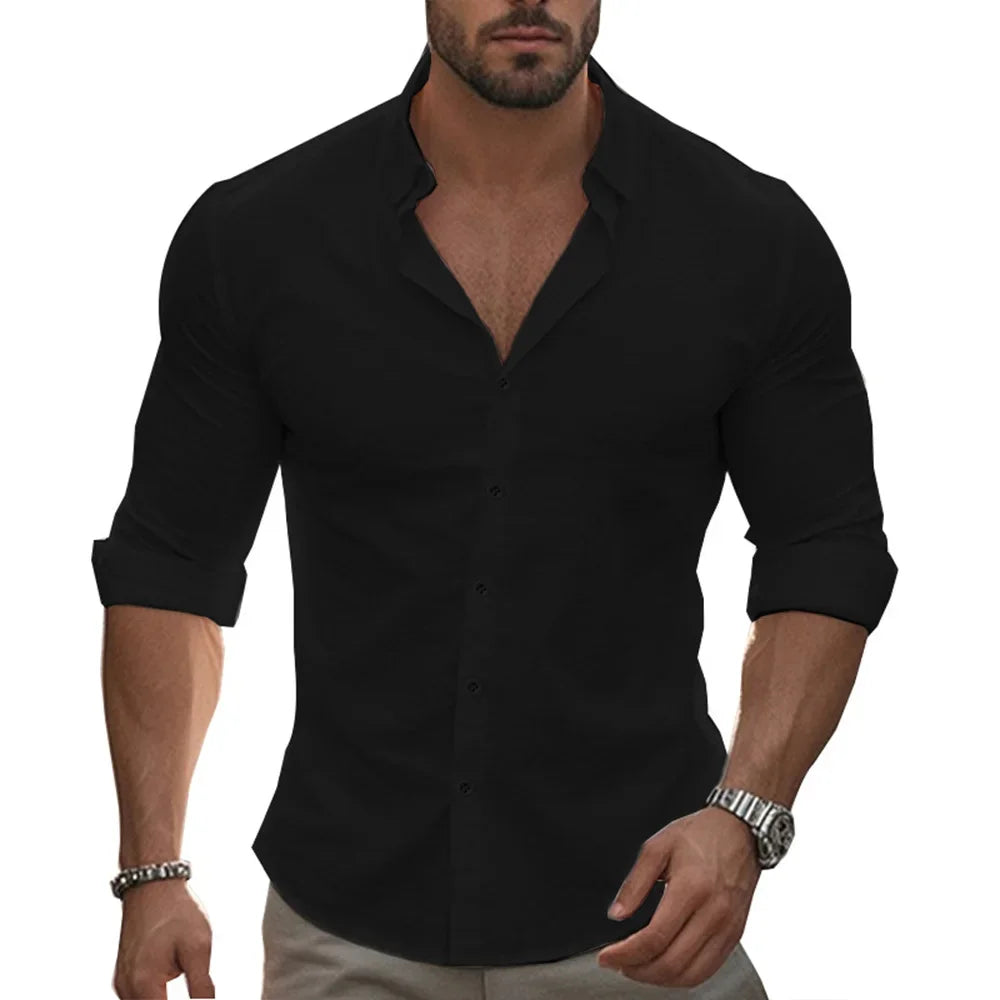 KASPER™ | Casual linned skjorte